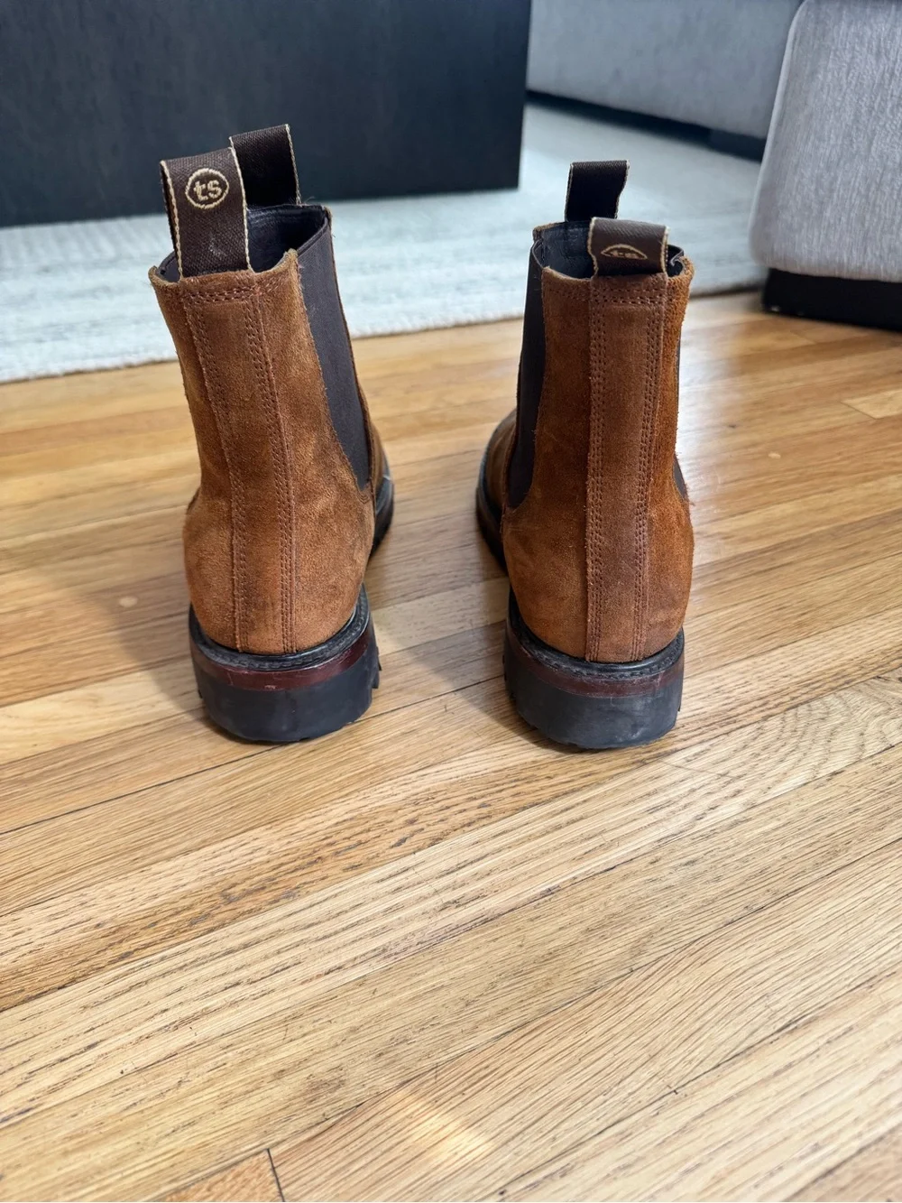 Taylor Stitch Ranch Boot in Redwood Waxed Sued